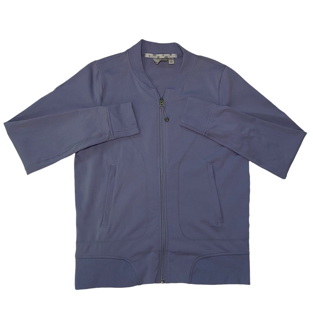 Deep Purple Zip Up Athletic Sweatshirt